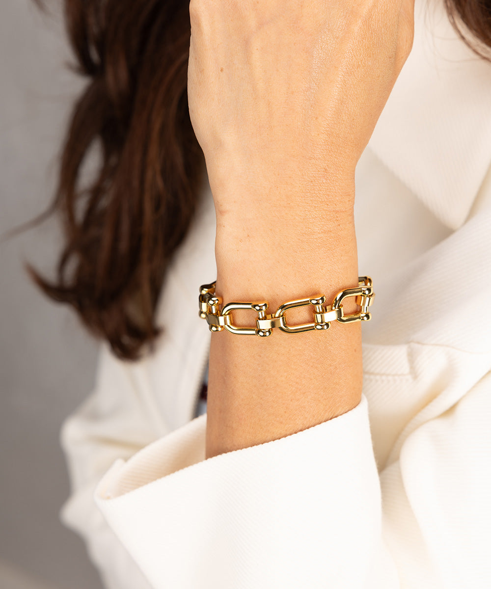 pig-hen-elizabeth-gold-kettenglieder-armband-damen-xxs-m image 3