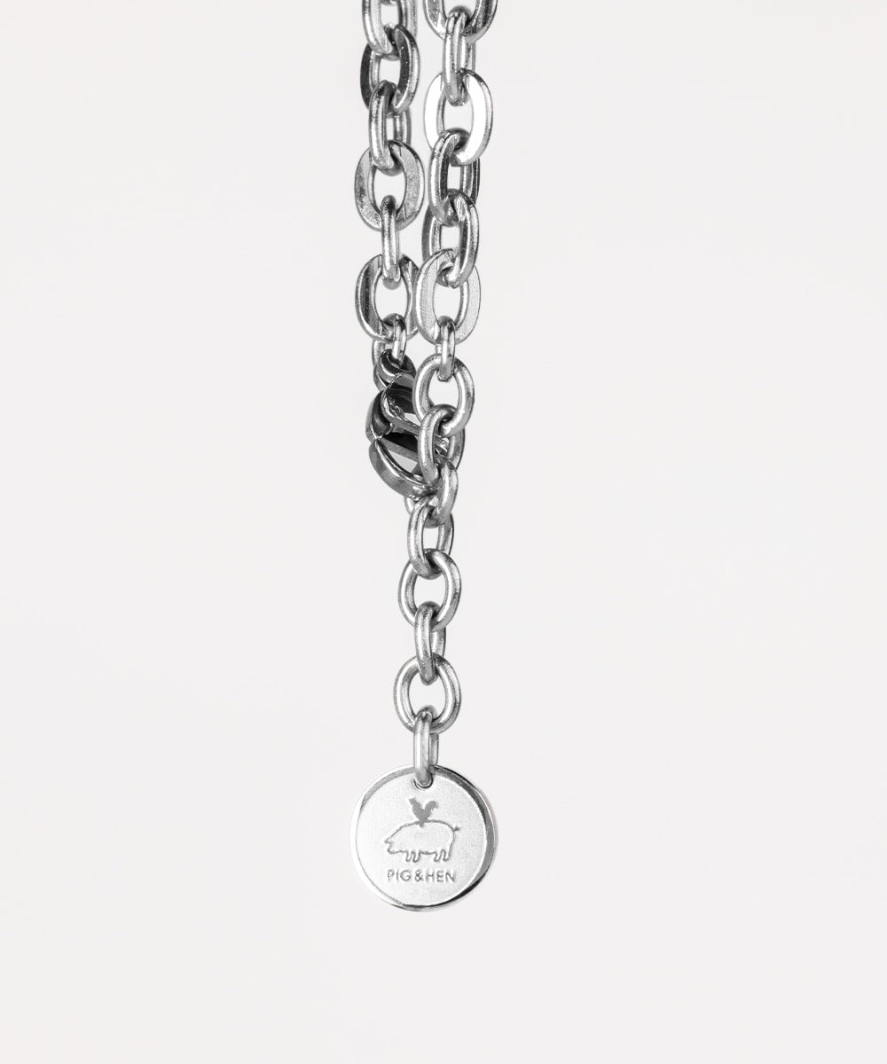 pig-hen-amelia-damen-kettenarmband-silver-xxs-sm-edelstahl-verstellbar image 4