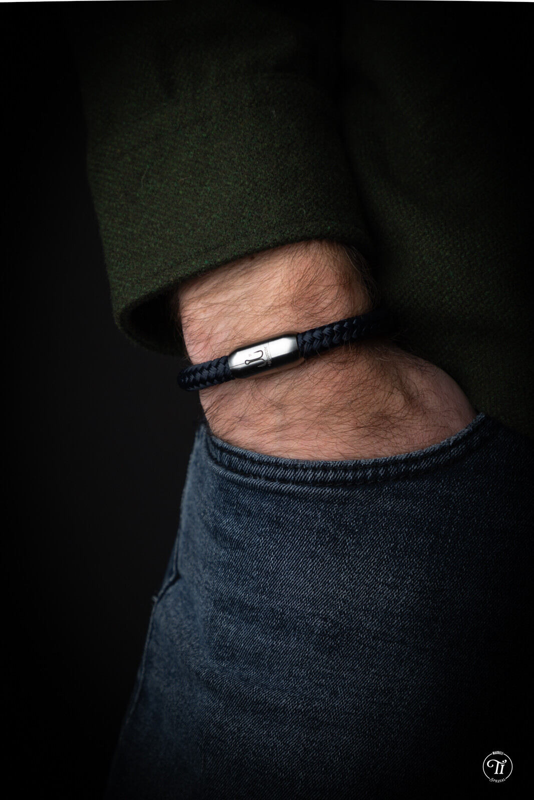 fischers-fritze-makrele-spezial-arvid-armband-marineblau-titanverschluss image 6