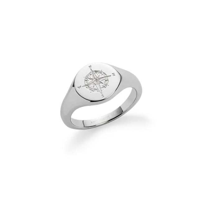 paul-hewitt-signet-ring-windrose-silber-herren-siegelring image 1