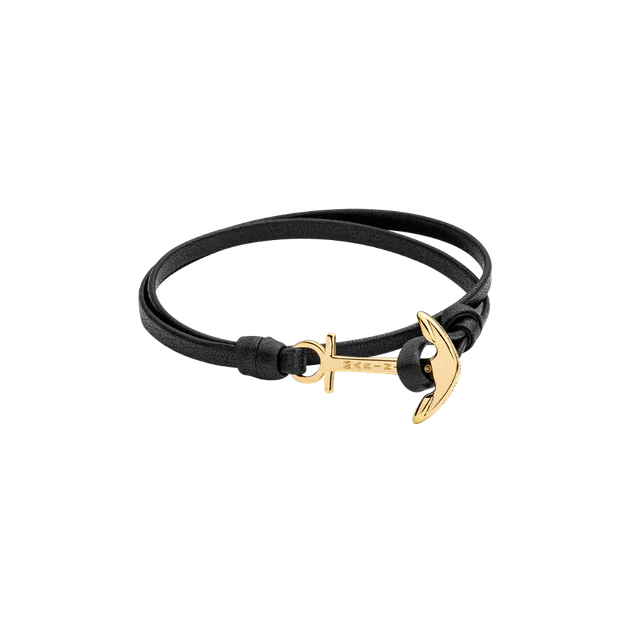 paul-hewitt-the-anchorband-midnight-lederarmband-herren image 1