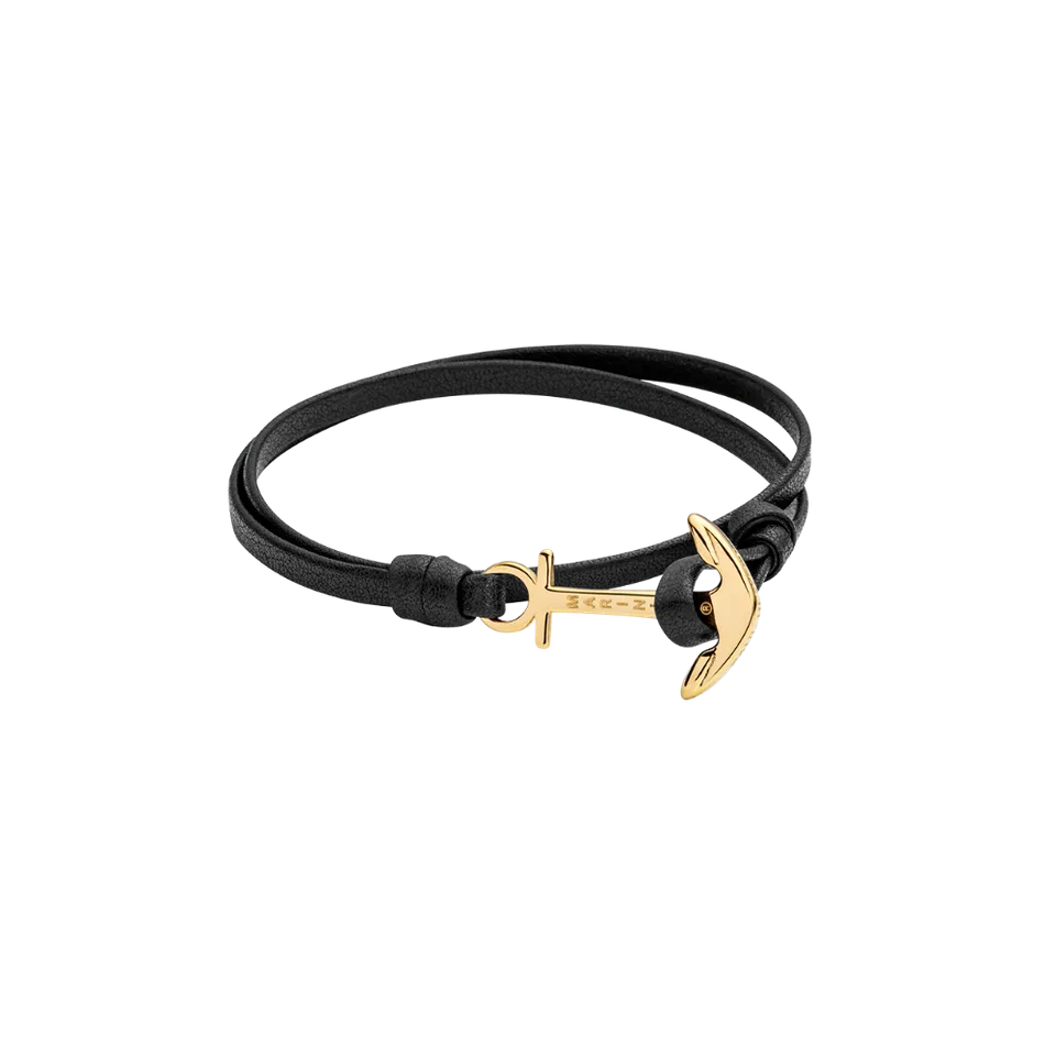 paul-hewitt-the-anchorband-midnight-lederarmband-herren image 1