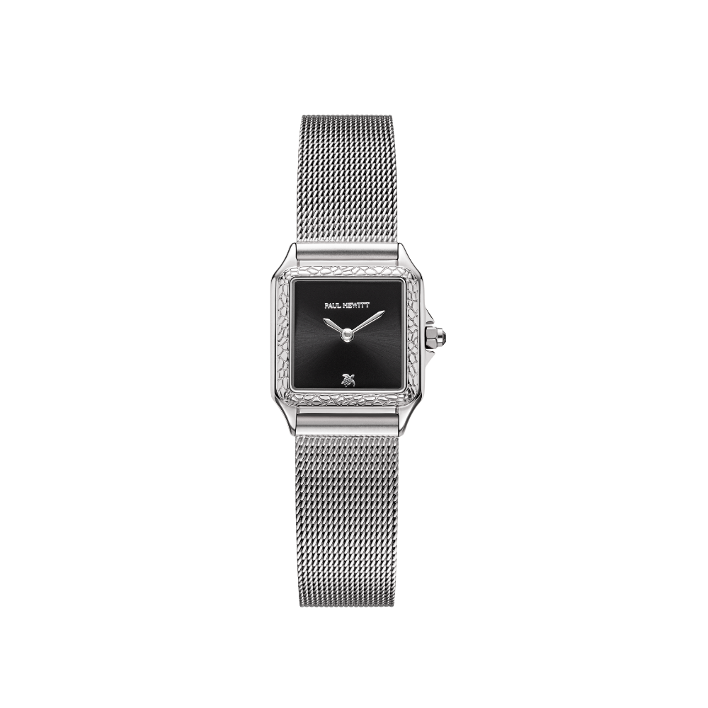 paul-hewitt-petite-tortue-uhr-black-silver image 1