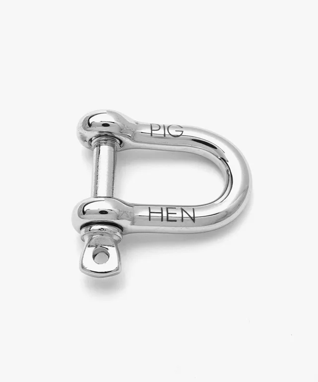 pig-hen-gorgeous-george-captive-shackle-kettenverbinder-silber image 1