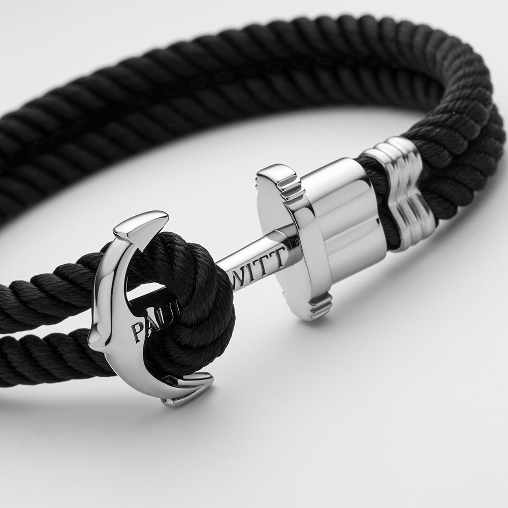 paul-hewitt-phrep-armband-silber-schwarz-ocean-steel image 4