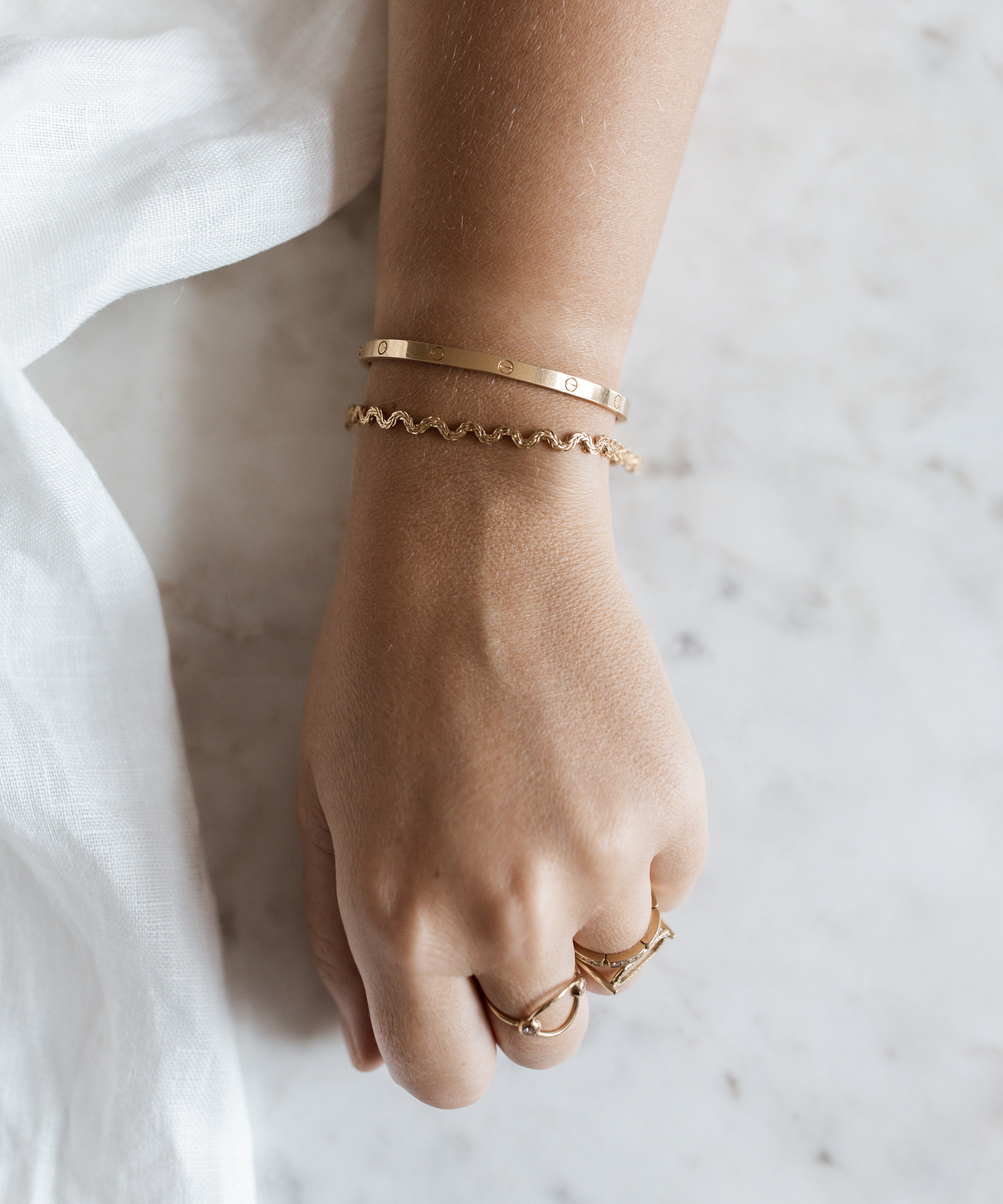 wald-berlin-irina-armband-gold-18k-vergoldetes-messingarmband-17-5-cm image 2