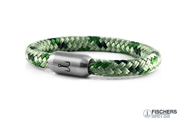 fischers-fritze-makrele-bjarne-armband-pastellgr-n-grasgr-n-dunkelgr-n image 1