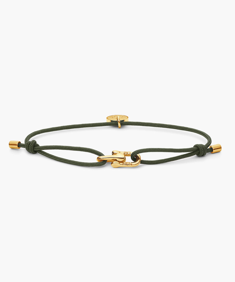 pig-hen-mia-army-gold-armband-damen-verstellbar image 1