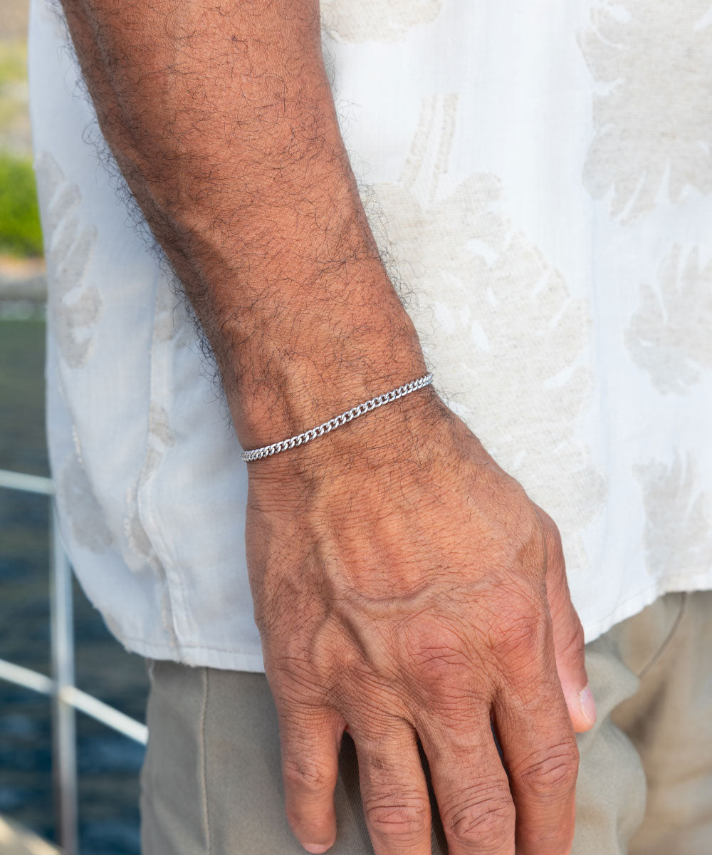 pig-hen-mariner-curb-chain-armband-3-mm-925-sterling-silber image 3