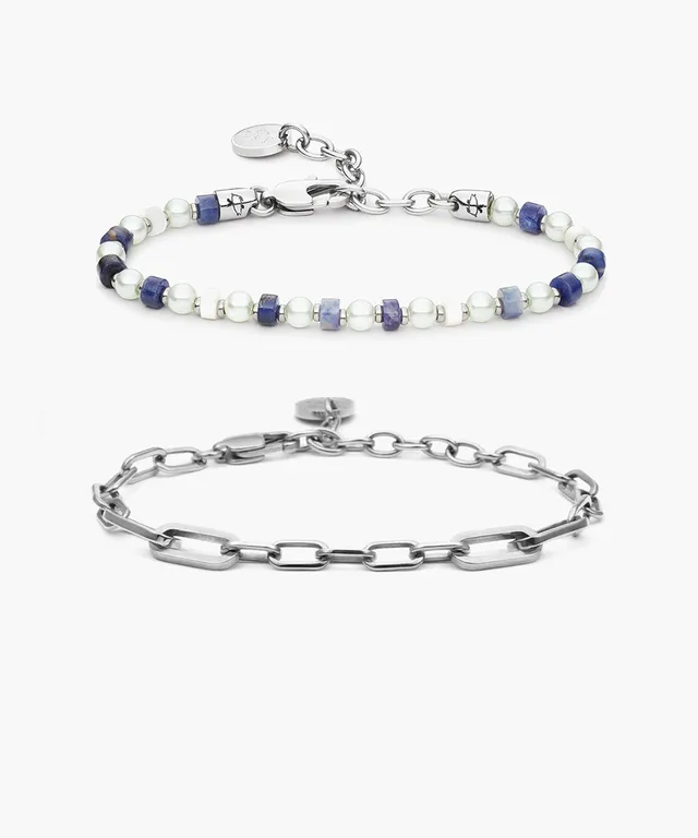 pig-hen-brontide-solstice-julie-armband-set-silber-damen image 1