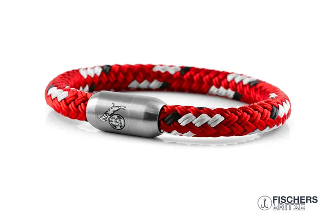 fischers-fritze-makrele-1-fc-k-ln-segeltau-armband-rot-wei-schwarz image 1