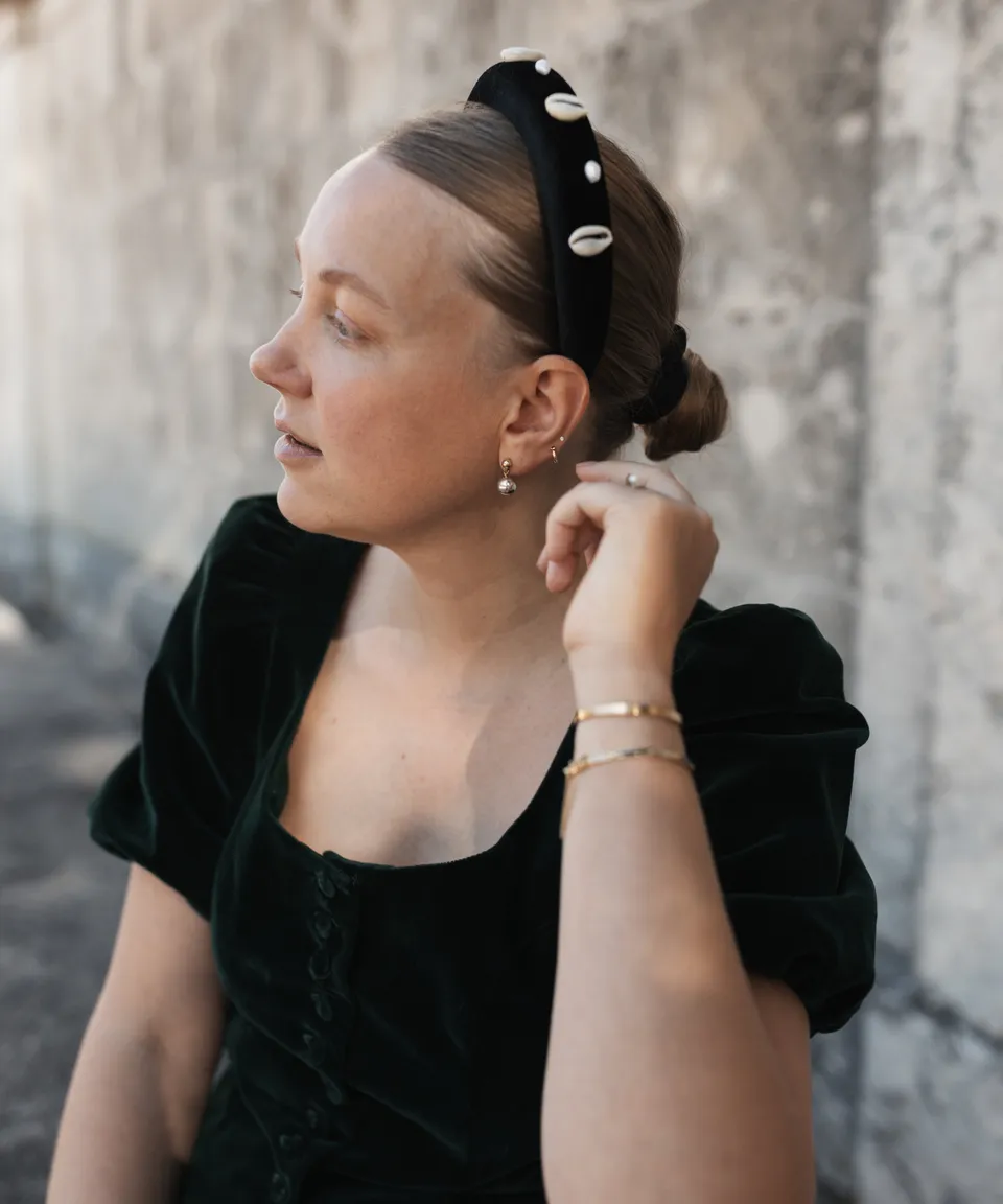 wald-berlin-simone-de-beauvoir-black-headband-samt-haarreif-schwarz-one-size image 1