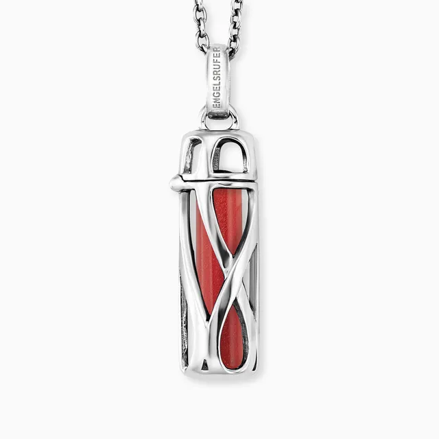 engelsrufer-halskette-925er-silber-powerful-stone-roter-jaspis-gr-e-s image 1