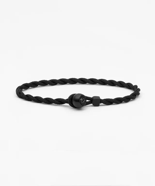 pig-hen-easy-ed-armband-schwarz-schwarz-seil-edelstahl image 1