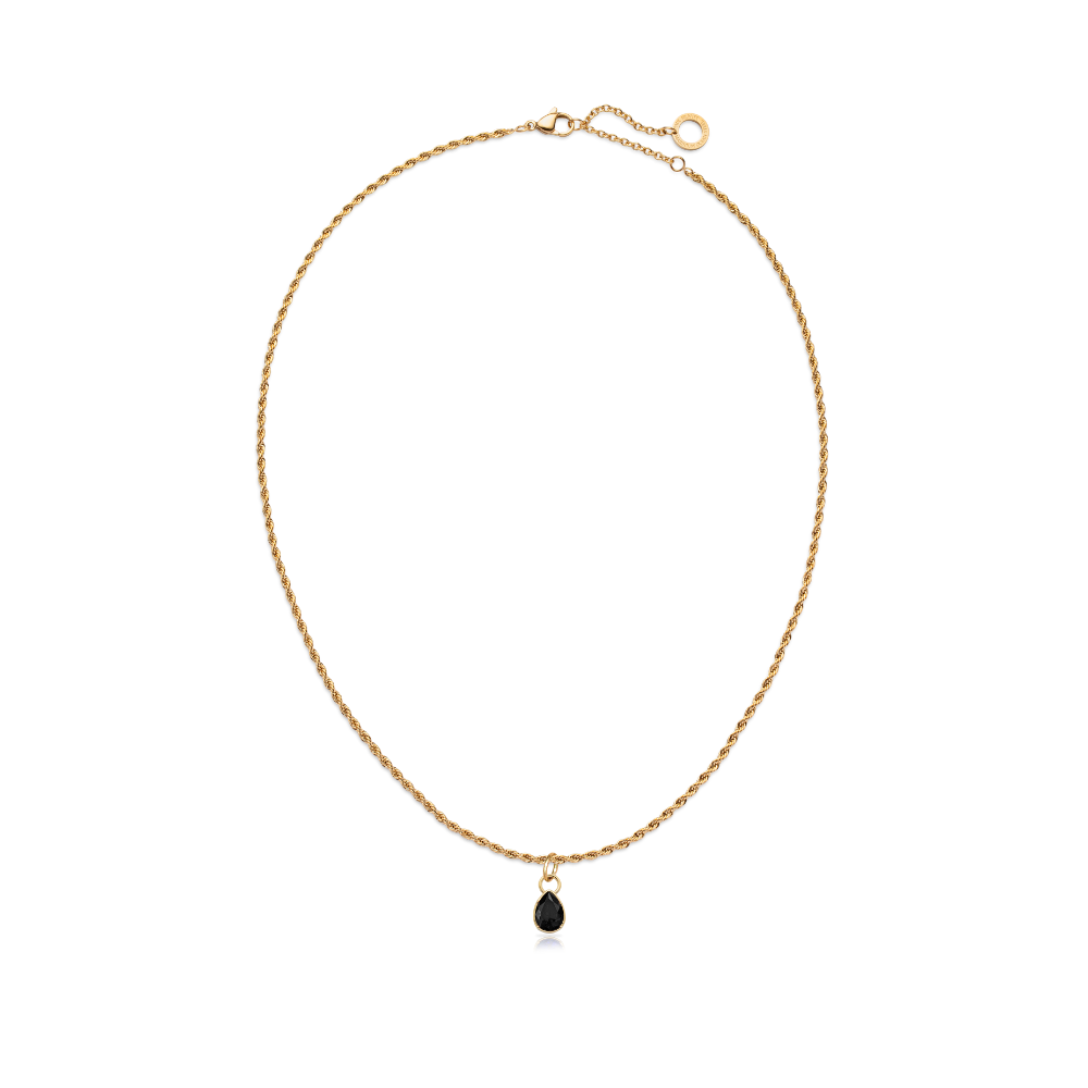 paul-hewitt-set-black-stone-charm-und-halskette-gold-damen image 2