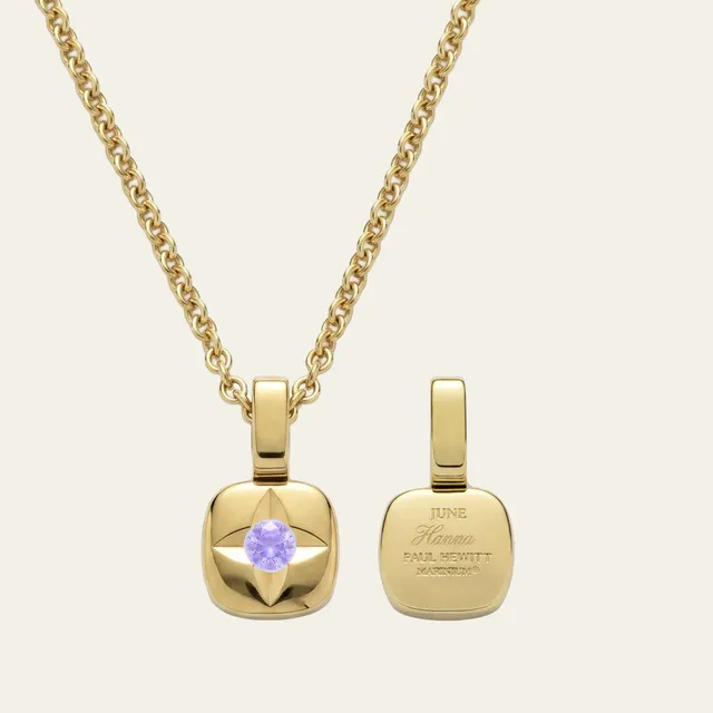 paul-hewitt-birthstone-june-halskette-gold-geburtsstein-kette-mit-zirkonia image 1