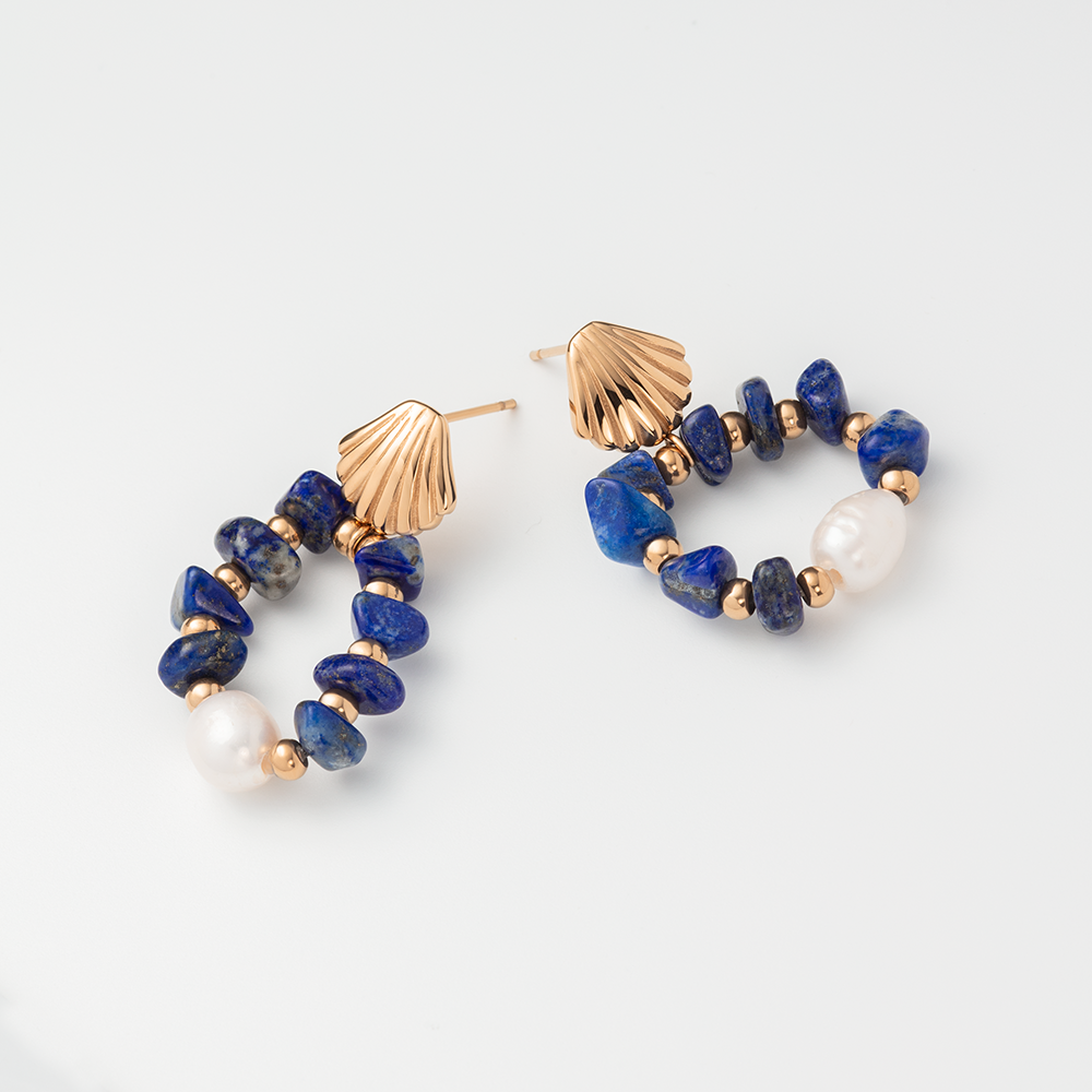 paul-hewitt-scallop-stone-ohrring-ros-gold image 2
