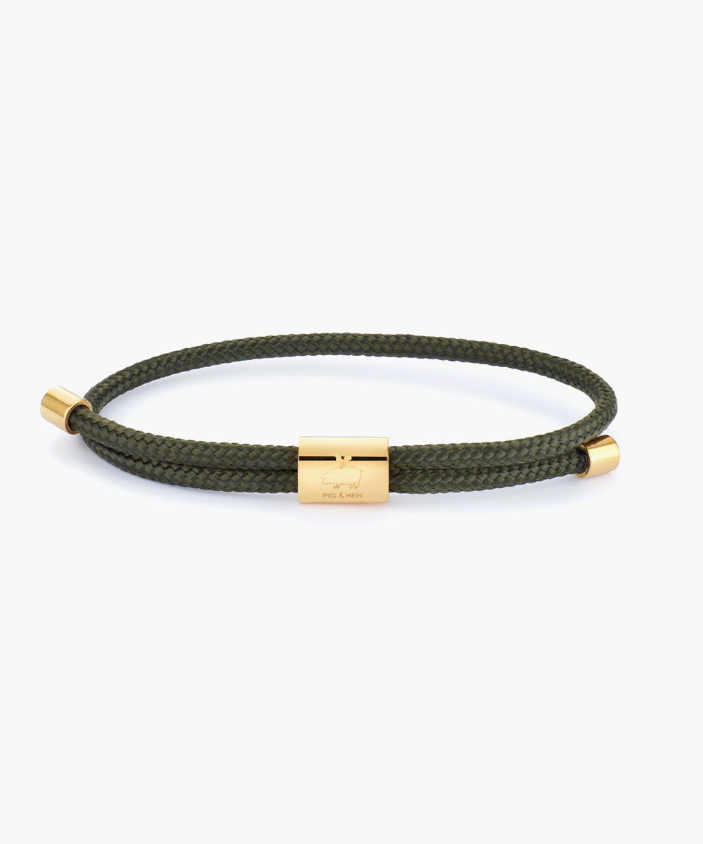 pig-hen-lewis-army-seilarmband-gold image 1