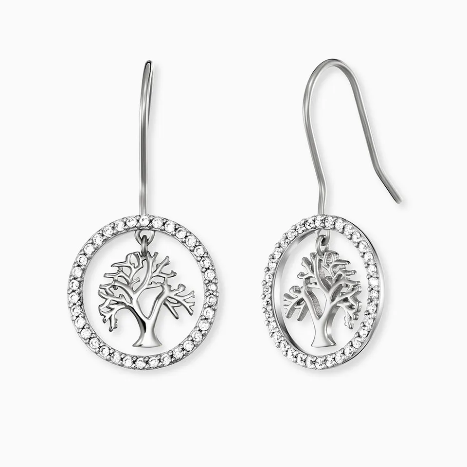 engelsrufer-ohrh-nger-925er-silber-lebensbaum-mit-zirkonia image 1