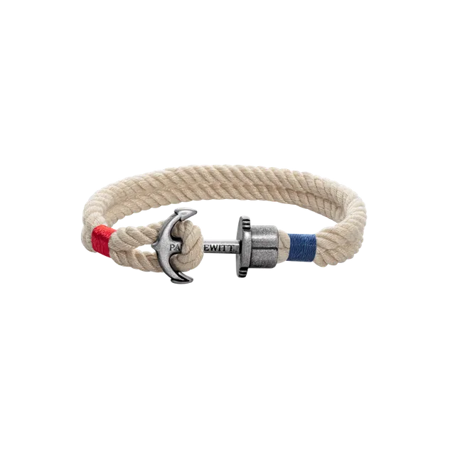 paul-hewitt-vintage-phrep-armband-ivory-silber-mit-anker image 1