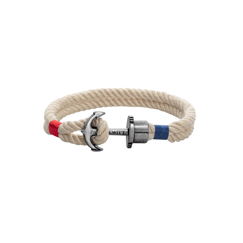 paul-hewitt-vintage-phrep-armband-ivory-silber-mit-anker image 1