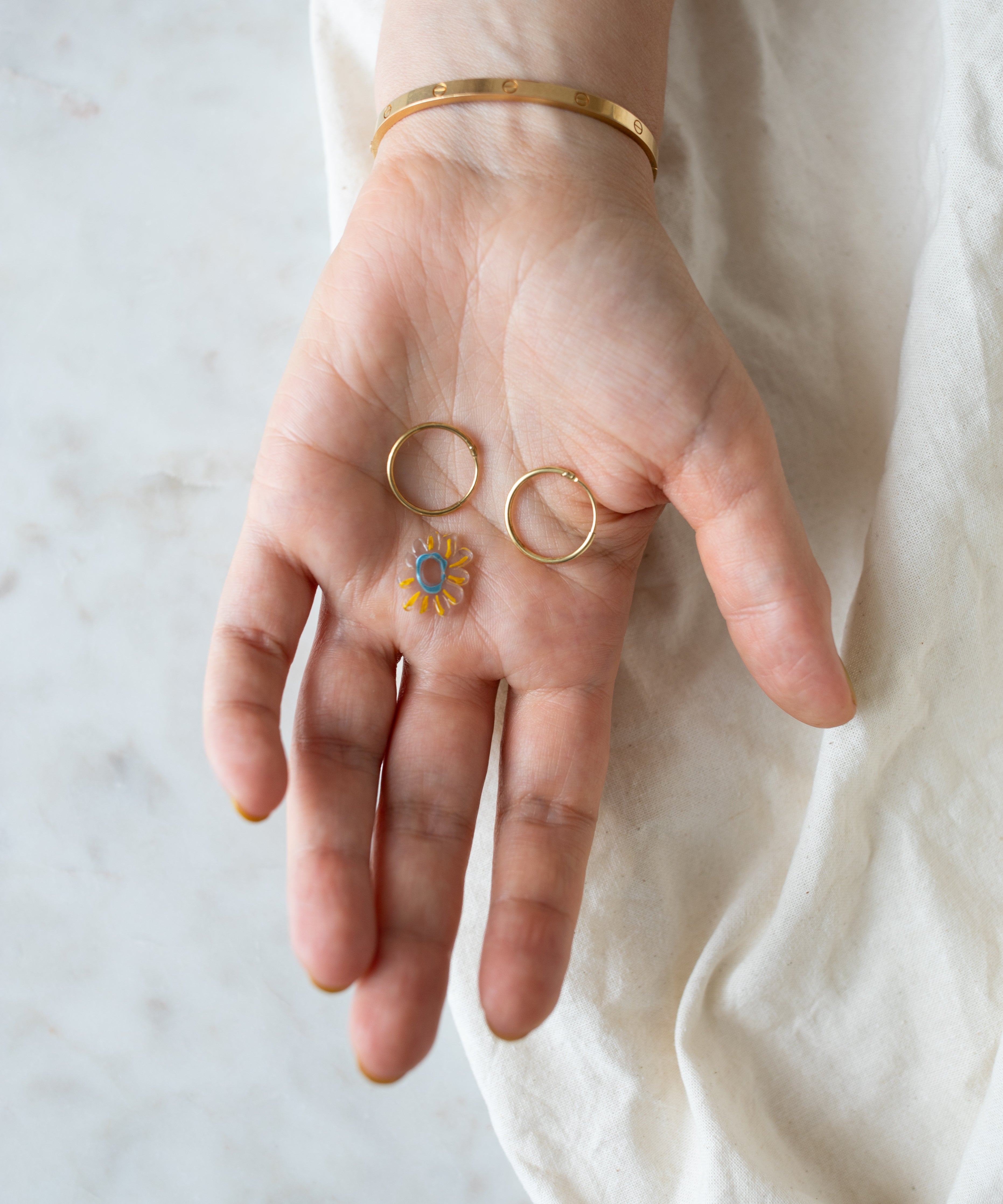 wald-berlin-daisy-transparent-charm-diy-anh-nger-transparent image 2