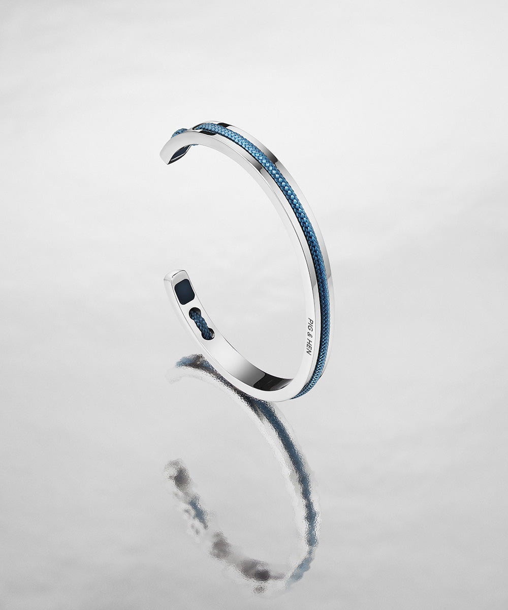 pig-hen-navarch-6-mm-cuff-ash-blue-silver-herren-armreif image 4
