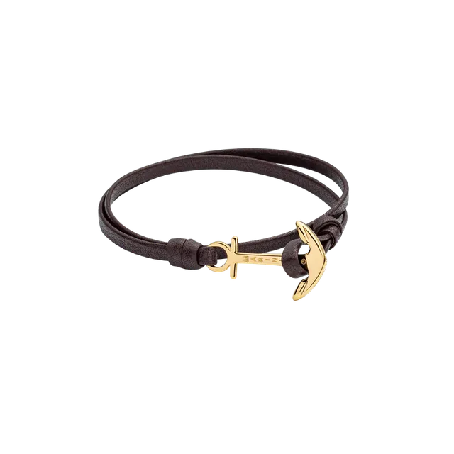 paul-hewitt-the-anchorband-hazelnut-lederarmband-herren image 1