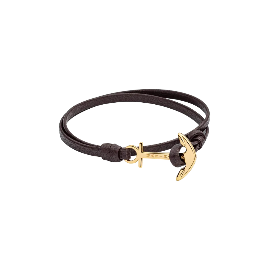 paul-hewitt-the-anchorband-hazelnut-lederarmband-herren image 1