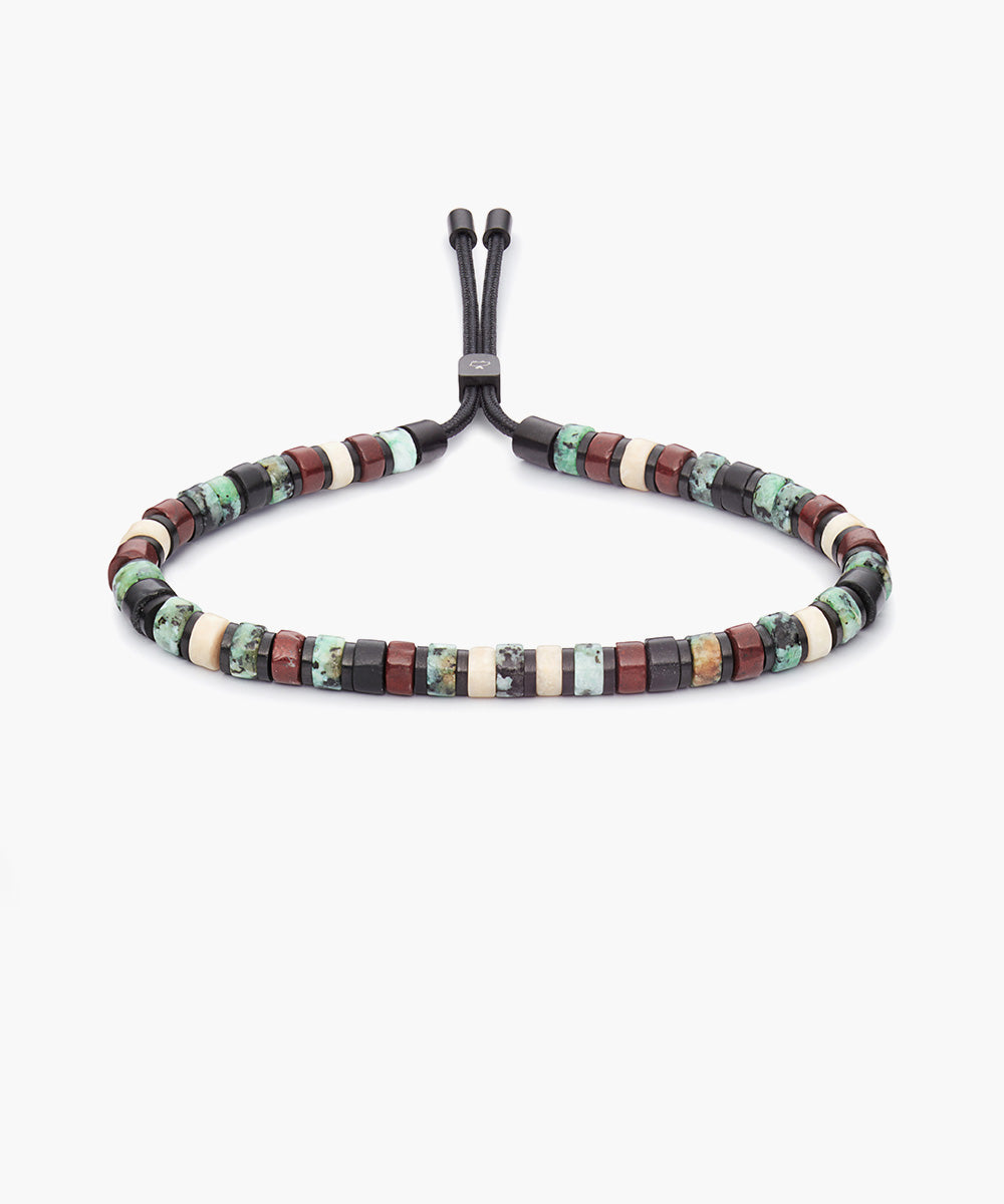 pig-hen-brontide-4mm-reykjavik-black-perlenarmband-verstellbar image 1
