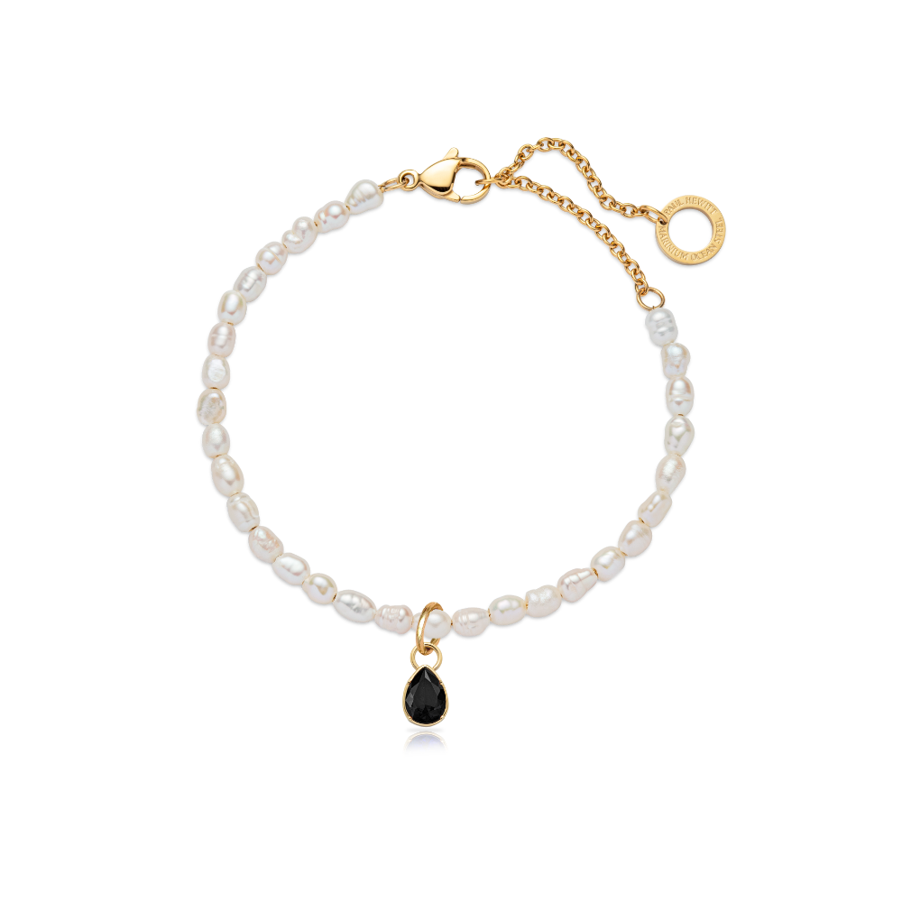 paul-hewitt-set-black-stone-charm-und-armkette-gold-charm-armkettenset image 1