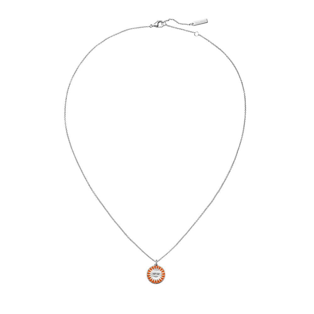 paul-hewitt-sumos-halskette-silber-bright-orange-sun-moon-stars-m-nzanh-nger image 1