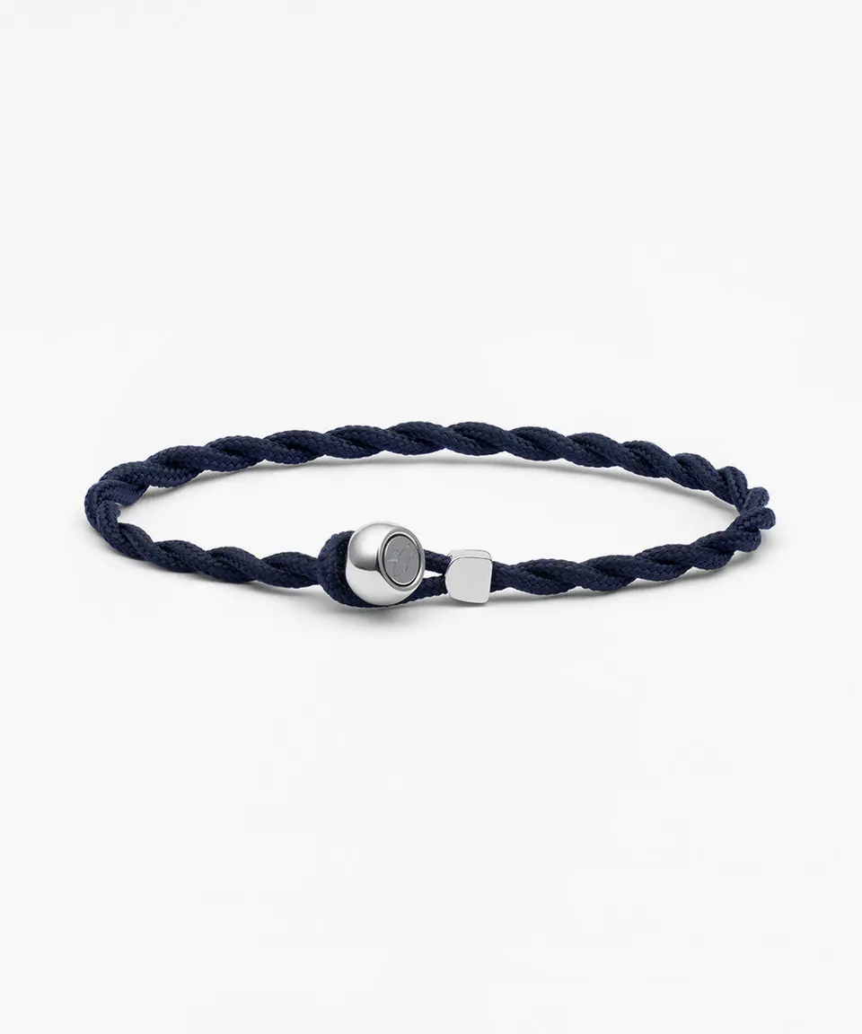 pig-hen-easy-ed-seilarmband-navy-silber-unisex image 1